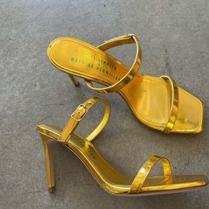 BETTINA VERMILLION gold sandal 37.5